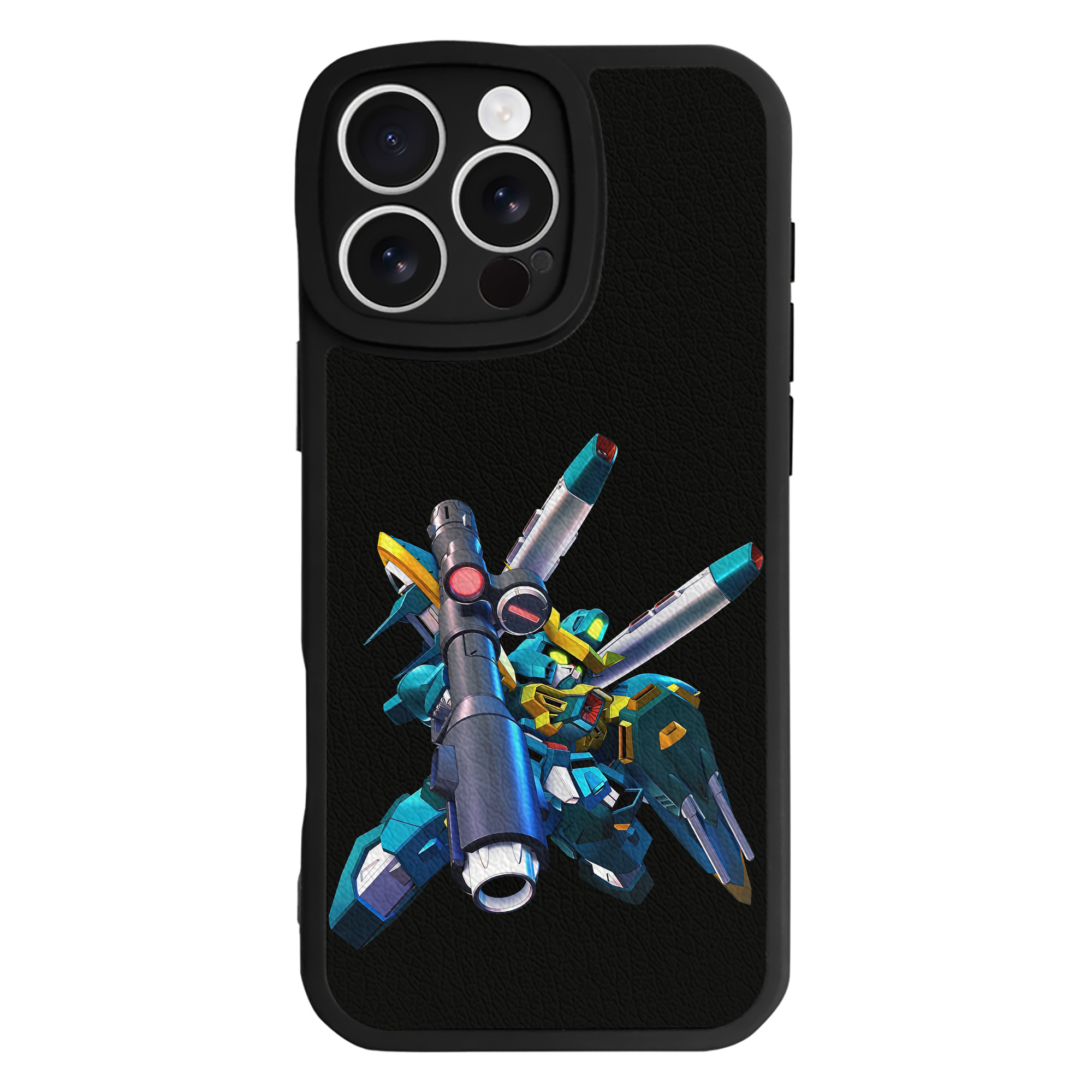 （画像用） 機動戦士ガンダム Mobile Suit Gundam 【iPhone 16シリーズ対応】シリコンスマホケース（レザー調） 材質：シリコン